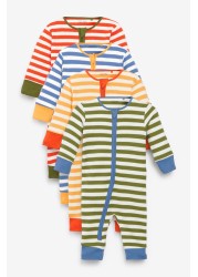 4 Pack Sleepsuits (0-3yrs)