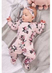 Lipsy Baby Babygrow And Headband