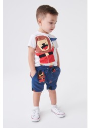 Character T-Shirt and Shorts Set (3mths-7yrs)