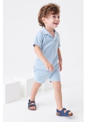 Towelling Revere Polo and Short Set (3mths-7yrs)