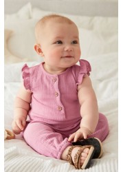 Baby Woven Crinkle Romper (0mths-2yrs)