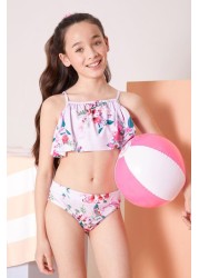 Lipsy Frill Halter Bikini