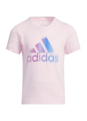 adidas Little Kids White Sportswear Tech T-Shirt