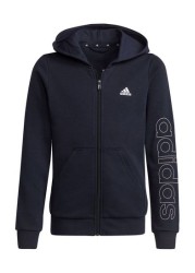 adidas Girls Linear Zip Through Hoodie