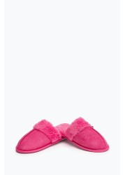 Hype. Girls Mule Faux-Fur Slippers