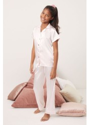 Lipsy Satin Pyjama Set