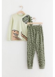 Lindex Kids Printed Top & Bottoms Co-Ord Set