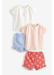 2 Pack Short Woven Bottom Pyjamas (9mths-8yrs)