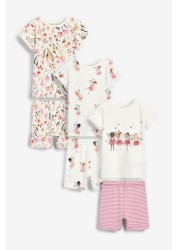 3 Pack Short Pyjamas (9mths-12yrs)