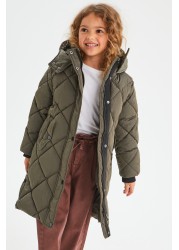 Shower Resistant Quilted Padded Coat (3-16yrs)