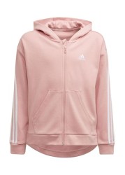 adidas 3 Stripe Zip Through Hoodie