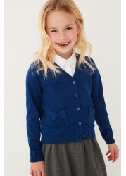 Bow Pocket School Cardigan (3-16yrs)