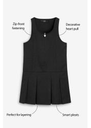 مدرسة Zip Front Pinafore (3-14 سنة) قياسية