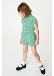 Gingham School Playsuit (3-14yrs)