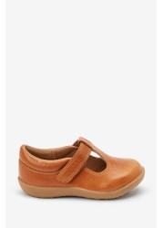 Little Luxe™ Leather T-Bar Shoes Standard Fit (F)