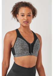 Next Active Sports High Impact Zip Front Bra