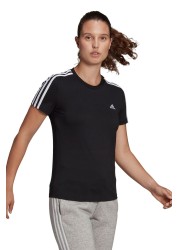 adidas 3 Stripe T-Shirt