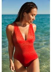 Plunge Tummy Control Swimsuit