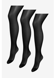 Sheer Gloss Tights Three Pack