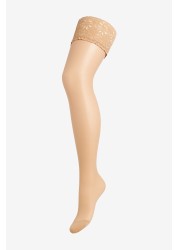 Ladder Resist Lace Top Hold-Ups