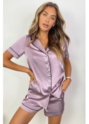 Lipsy Satin Short Pyjama Regular