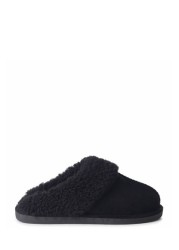 Linzi Jocelyn Faux Shearling Trim Slipper Mule