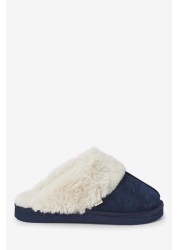 Suede Mule Slippers