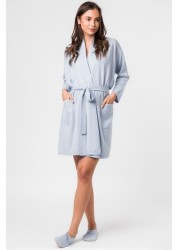 Pure Luxuries London Hallbeck Cashmere & Merino Wool Dressing Gown