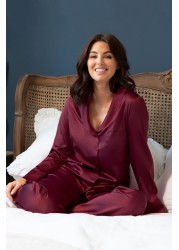 Pour Moi Dusk Satin Pyjama Set