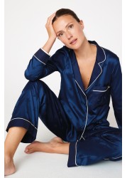 B by Ted Baker Satin Jacquard Button Through Pyjamas