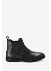 Leather Chelsea Boots Wide Fit (G)