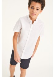 Oxford Shirt (3-16yrs) Short Sleeve