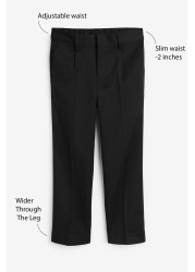 Pleat Front Trousers (3-17yrs) Slim Waist