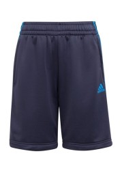 adidas Black Performance 3 Stripe Shorts