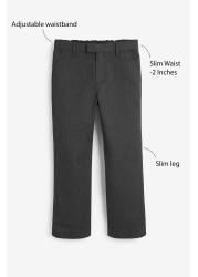 Formal Slim Leg Trousers (3-17yrs) Slim Waist