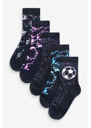 5 Pack Cotton Rich Socks