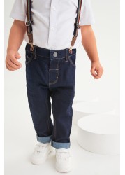 Five Pocket Jeans With Stretch (3mths-7yrs) Slim Fit