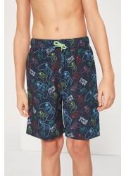 Harry Bear Pattern Swim Short