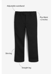 Formal Slim Leg Trousers (3-17yrs) Plus Waist