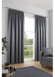 Fusion Galaxy Light Reducing Pencil Pleat Curtains