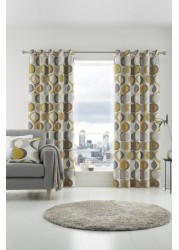 Fusion Sander Eyelet Curtains