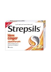 Strepsils Warm Ginger 16 Tablets