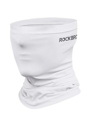 ROCKBROS Half Face Cycling Mask Windproof Breathable - White