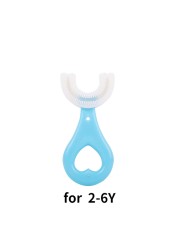 360 Degree Baby Toothbrush U Shape Baby Toothbrush Soft Silicone Toothbrush For Baby Teeth Cleaning Oral Care