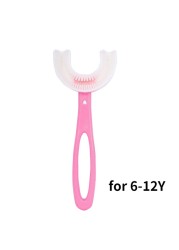 360 Degree Baby Toothbrush U Shape Baby Toothbrush Soft Silicone Toothbrush For Baby Teeth Cleaning Oral Care