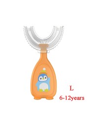 360 Degree Baby Toothbrush U Shape Baby Toothbrush Soft Silicone Toothbrush For Baby Teeth Cleaning Oral Care