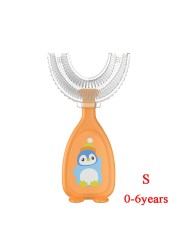 360 Degree Baby Toothbrush U Shape Baby Toothbrush Soft Silicone Toothbrush For Baby Teeth Cleaning Oral Care