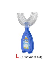 2-12Y Baby Toothbrush Children Dental Oral Care Cleaning Brush Soft Food Grade Silicone Teeth Baby Newborn Items