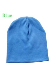 Baby Cotton Hip Hop Hat 6 Months 3 Years Old Baby Urban Dance Cap Solid Color Winter Warm Hat