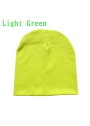 Baby Cotton Hip Hop Hat 6 Months 3 Years Old Baby Urban Dance Cap Solid Color Winter Warm Hat